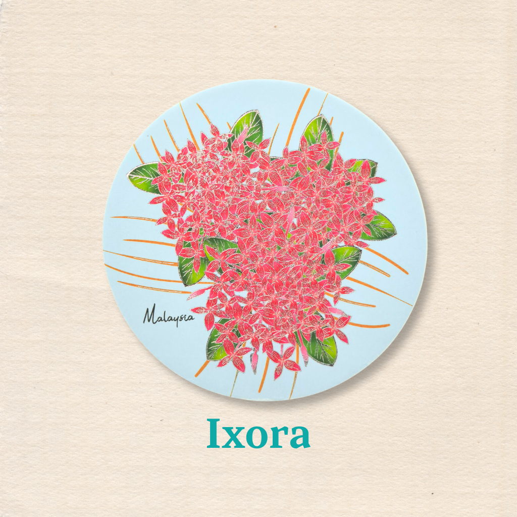 (Single Piece) Batik Coaster Bunga Edition