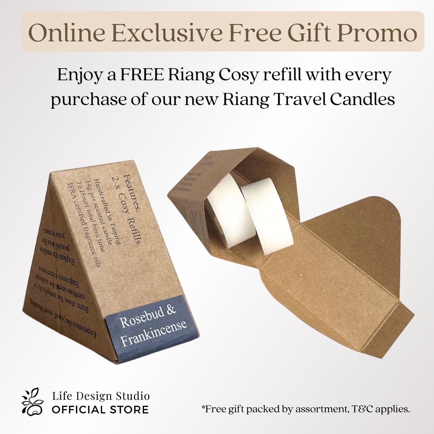 Riang. Travel Candle