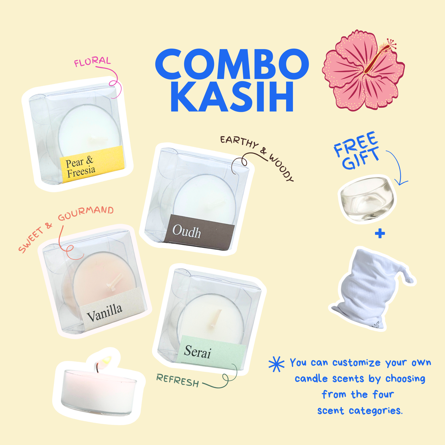 Riang. Combo Kasih Cosy Candle