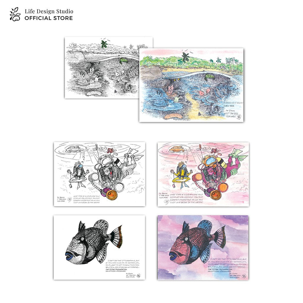 Malaysiaku Cards - Under The Sea