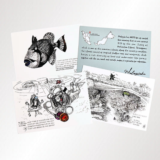 Malaysiaku Cards - Under The Sea