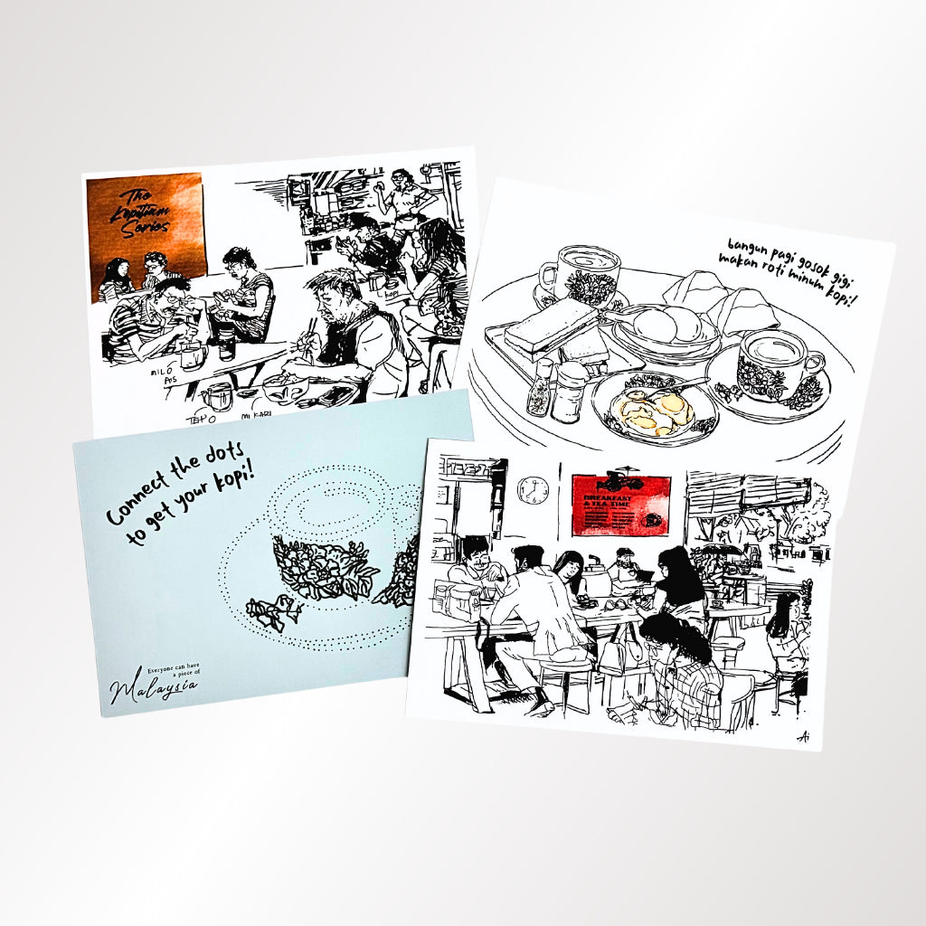 Malaysiaku Cards - The Kopitiam Series