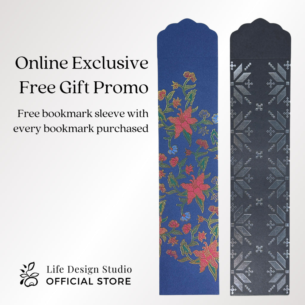 Woven Batik and Songket Bookmarks (16 pcs bundle)