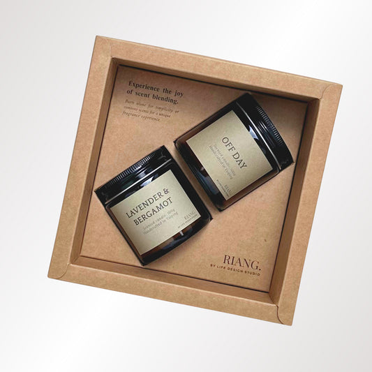 Amber Candle Duo    .