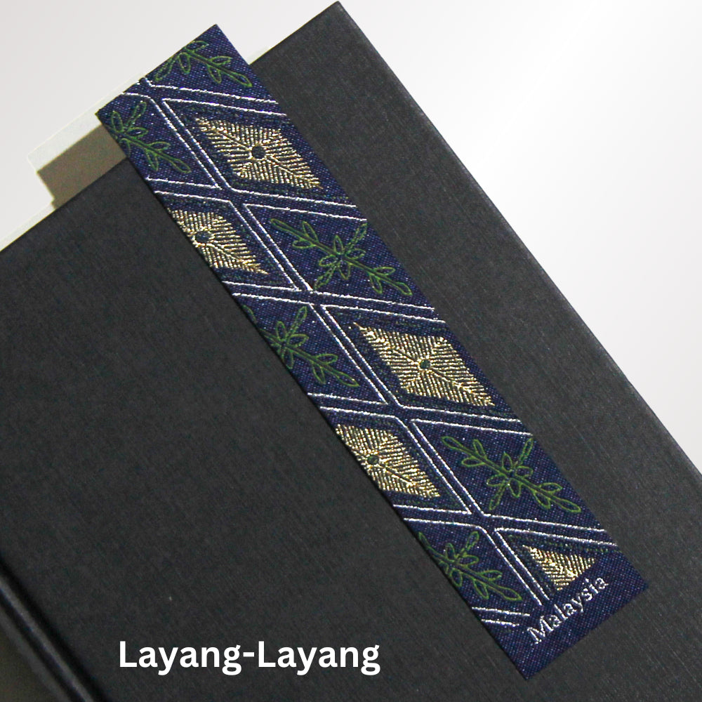 Woven Batik and Songket Bookmarks(Penanda Buku Tenun/ Buatan Malaysia/ Made in Malaysia souvenir)
