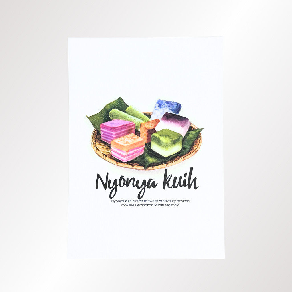 MUOC Malaysia food postcard