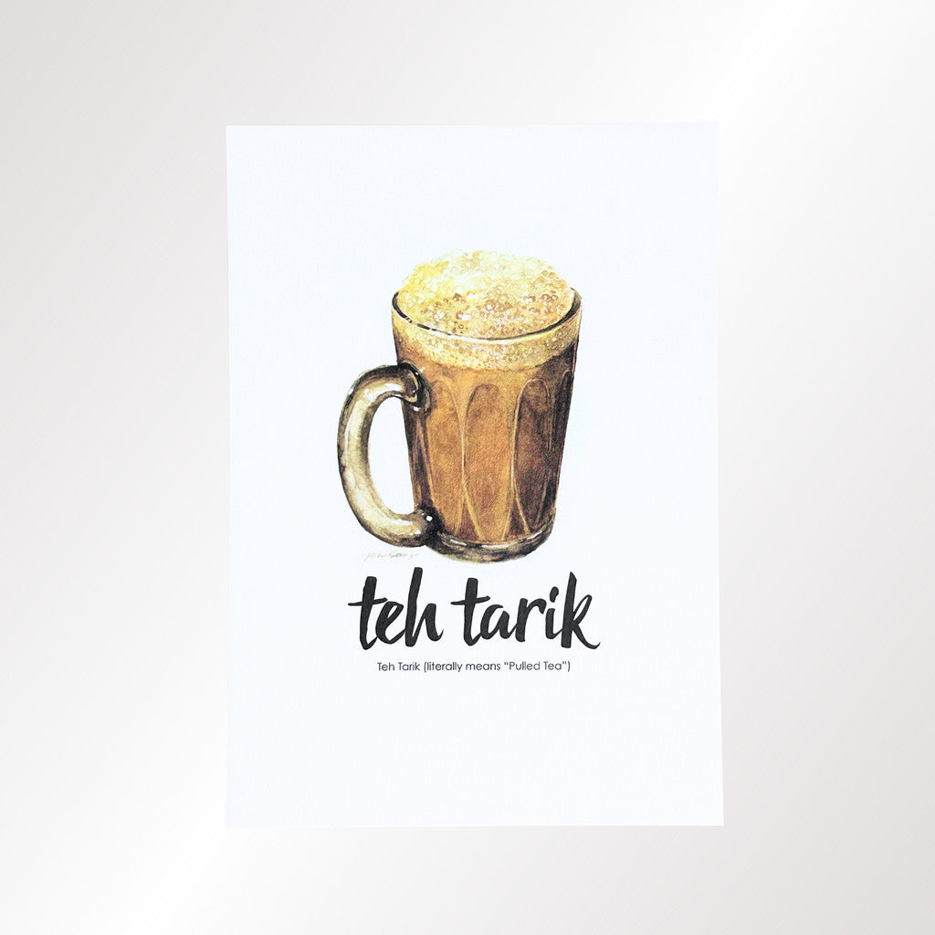 MUOC Malaysia food postcard