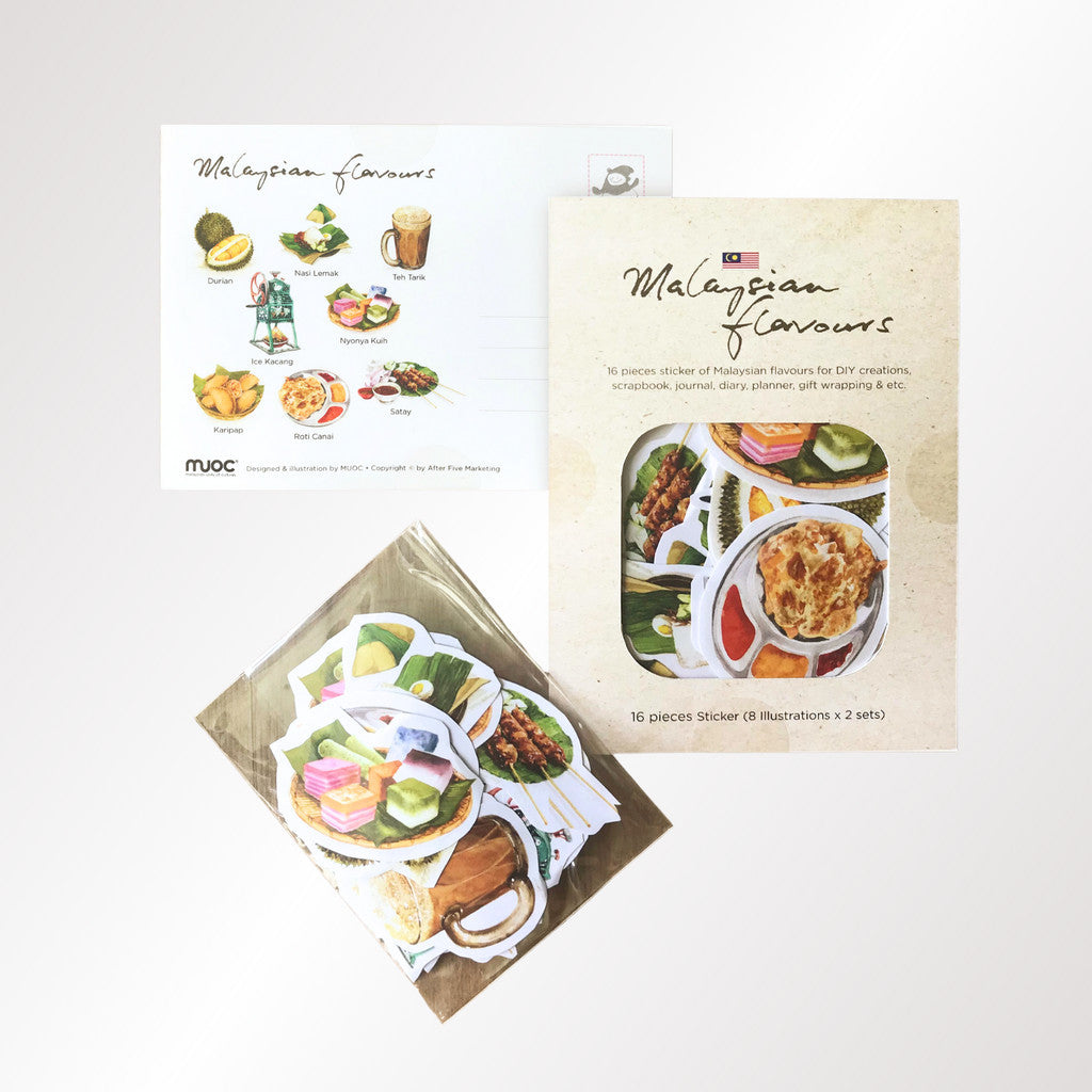 MUOC Malaysian food sticker