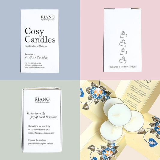 Riang. Cosy Candles (4pcs)