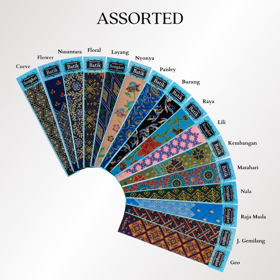 KLCC Twin Towers Batik & Songket Bookmark Duo Gift Set (Malaysia best selling souvenir)