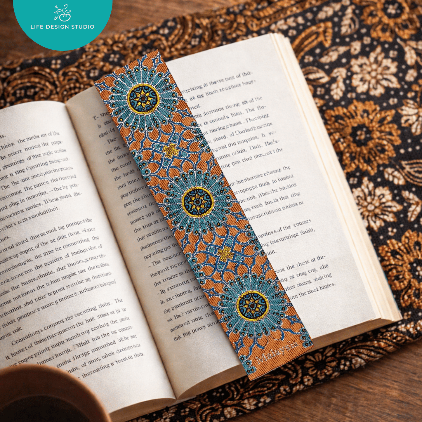 Woven Batik and Songket Bookmark