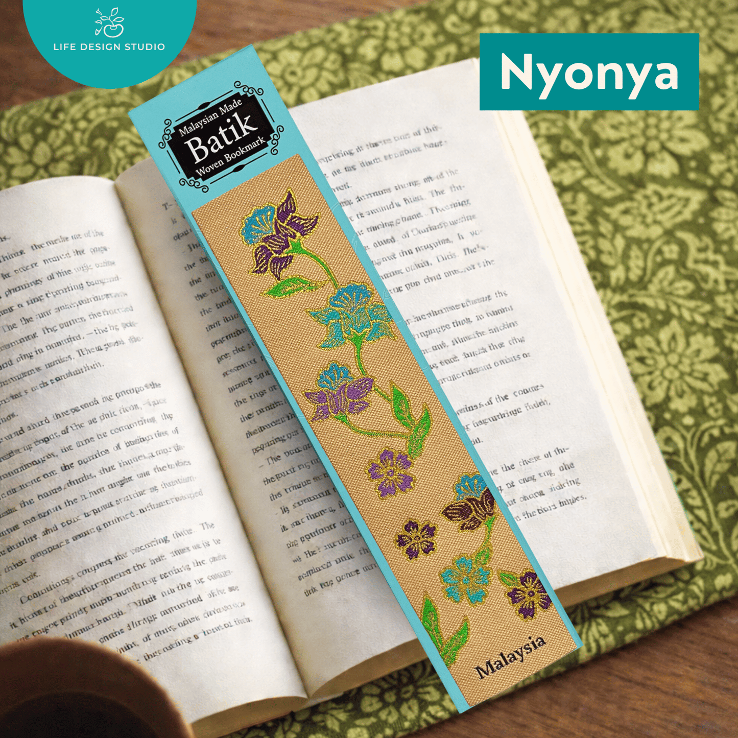 Woven Batik and Songket Bookmark