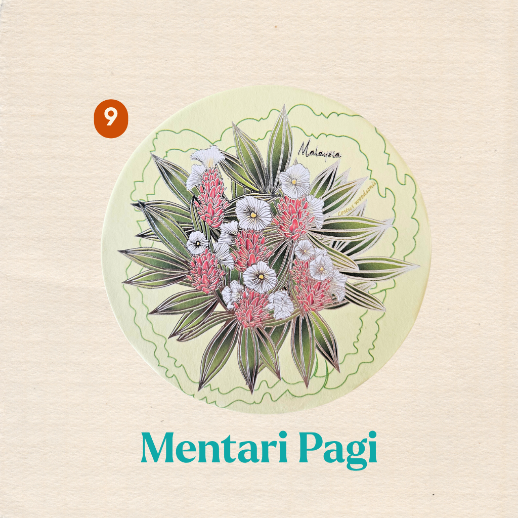 Batik Coaster Bunga Edition (Single Piece)