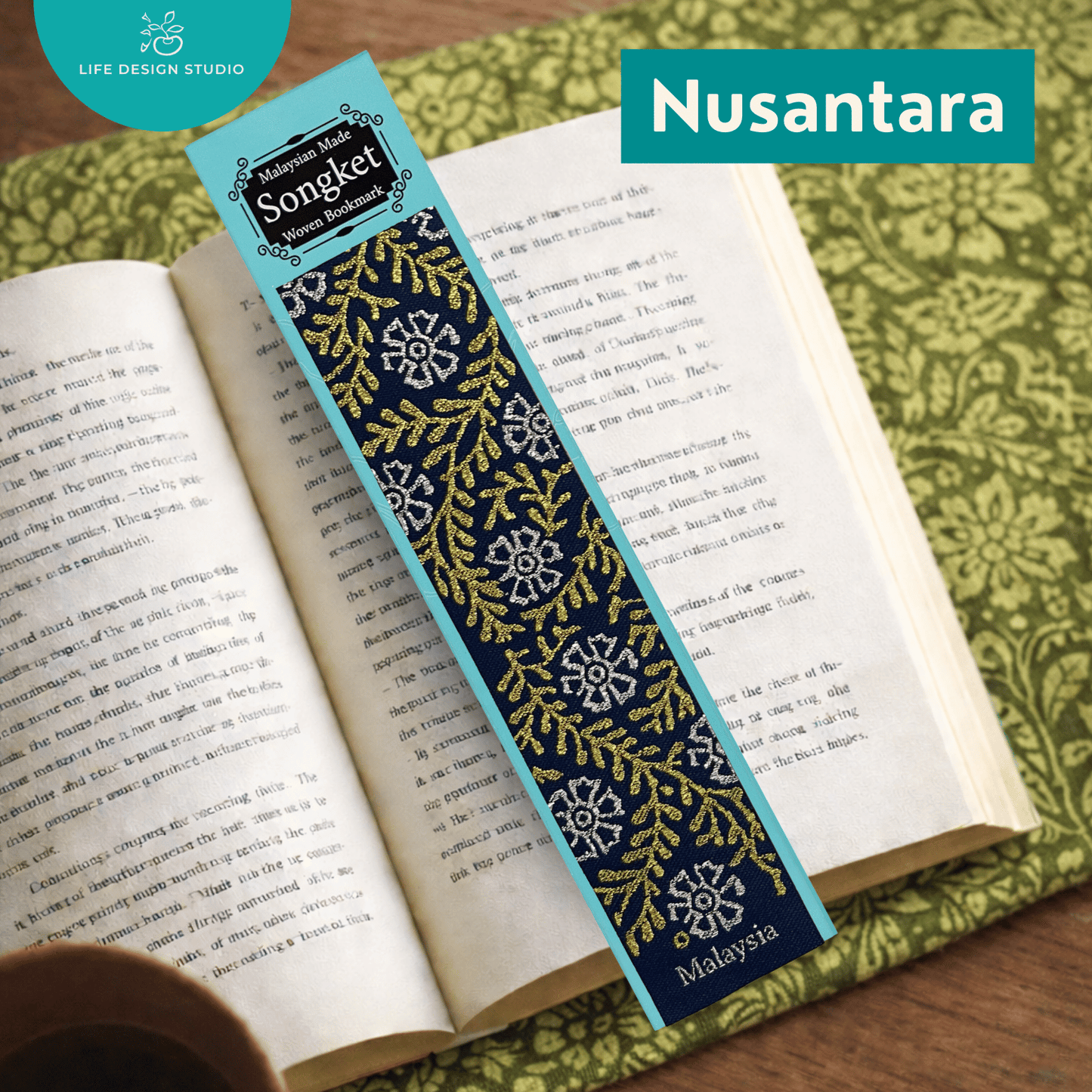 Woven Batik and Songket Bookmark
