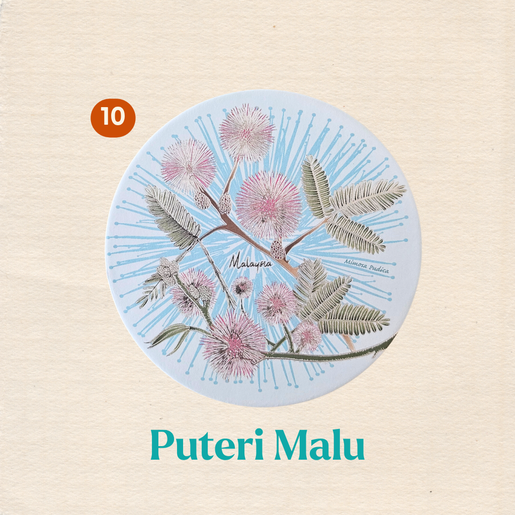 Batik Coaster Bunga Edition (Single Piece)