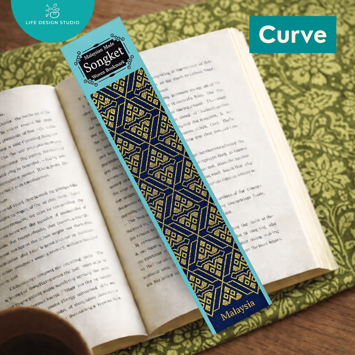 Woven Batik and Songket Bookmark