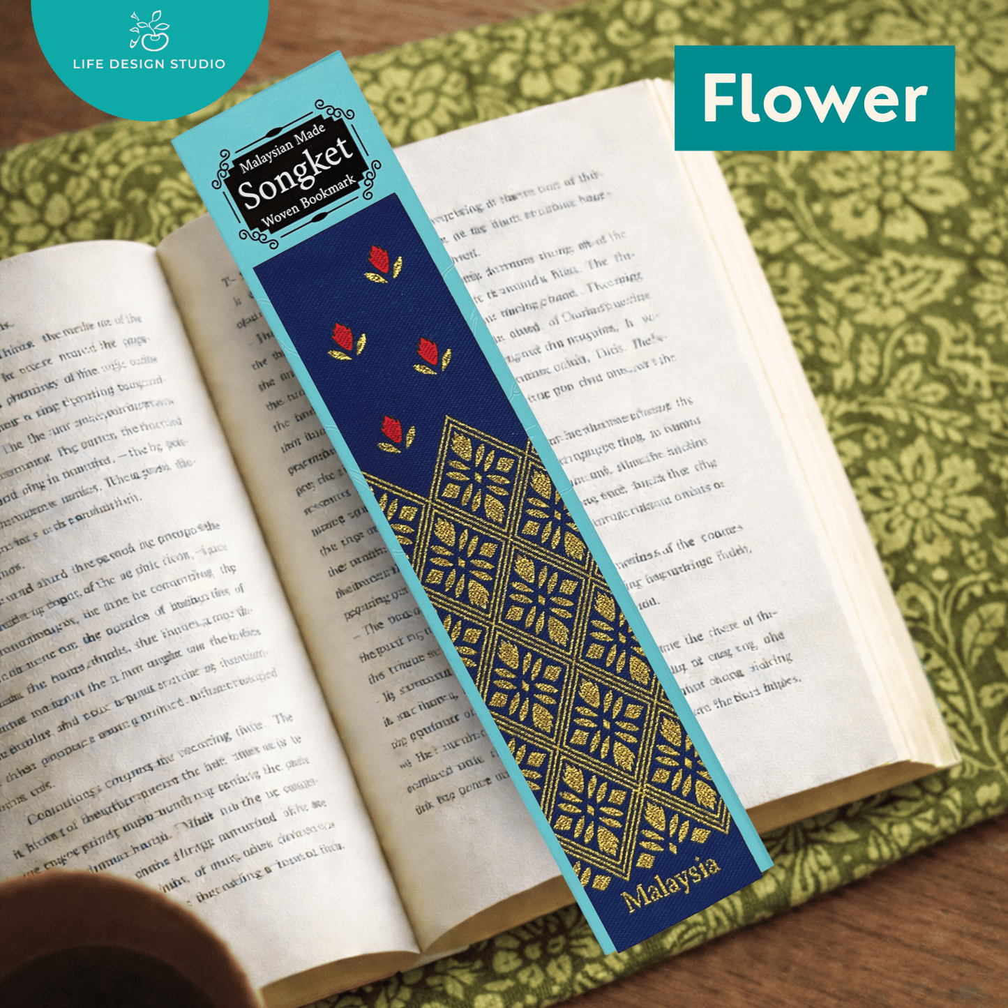 Woven Batik and Songket Bookmark
