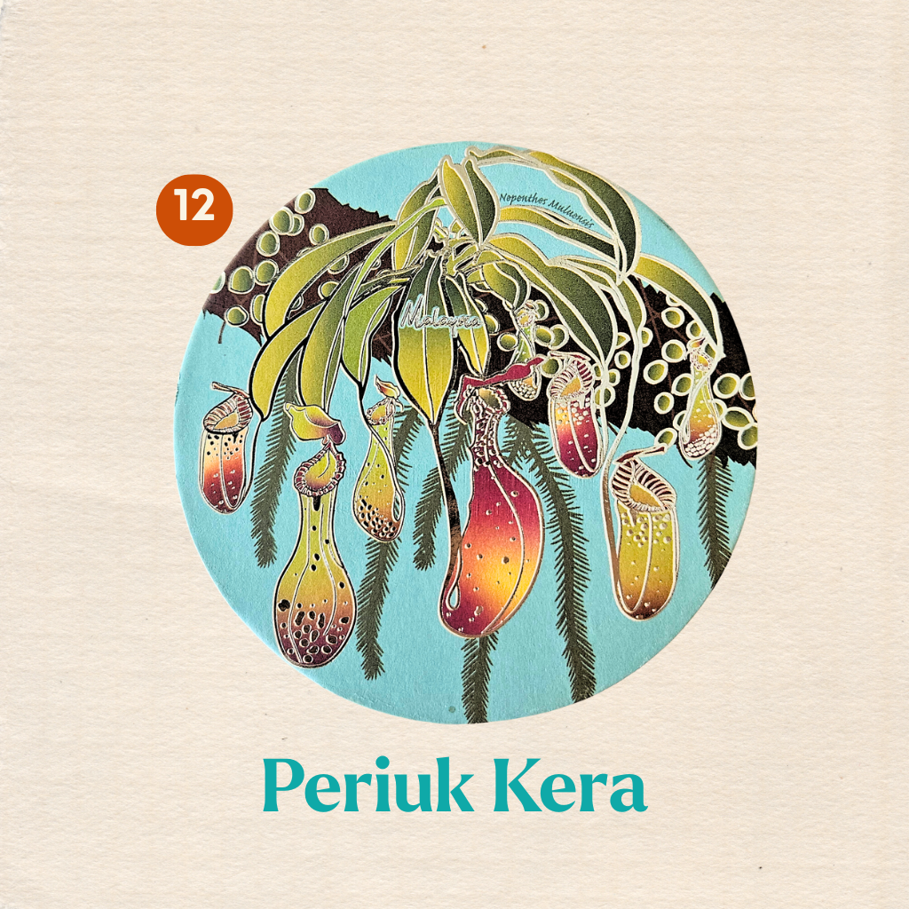 Batik Coaster Bunga Edition (Single Piece)