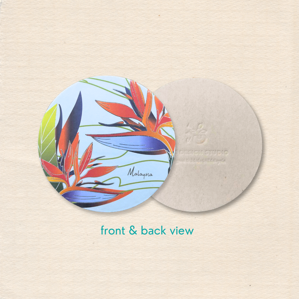 (Single Piece) Batik Coaster Bunga Edition