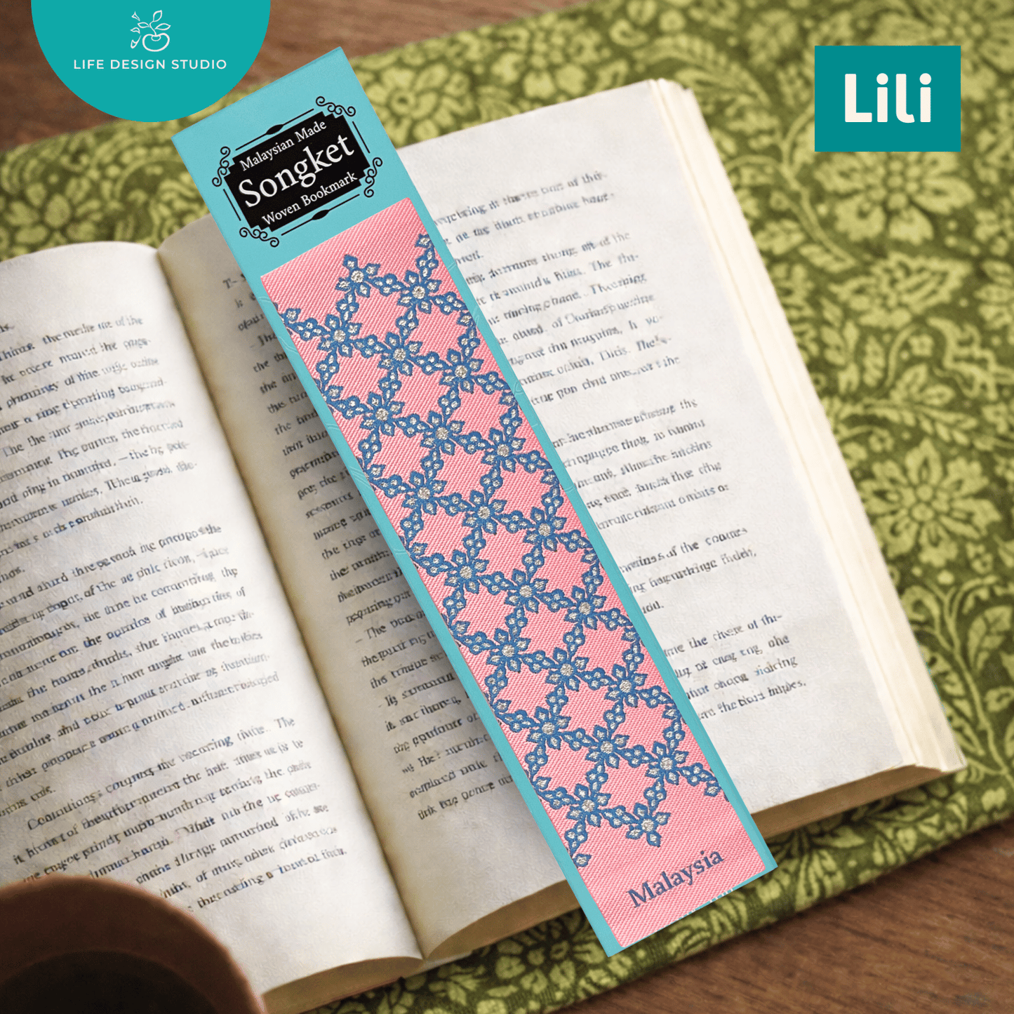 Woven Batik and Songket Bookmark