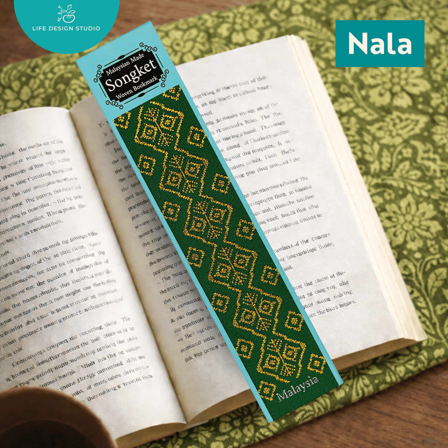 Woven Batik and Songket Bookmark