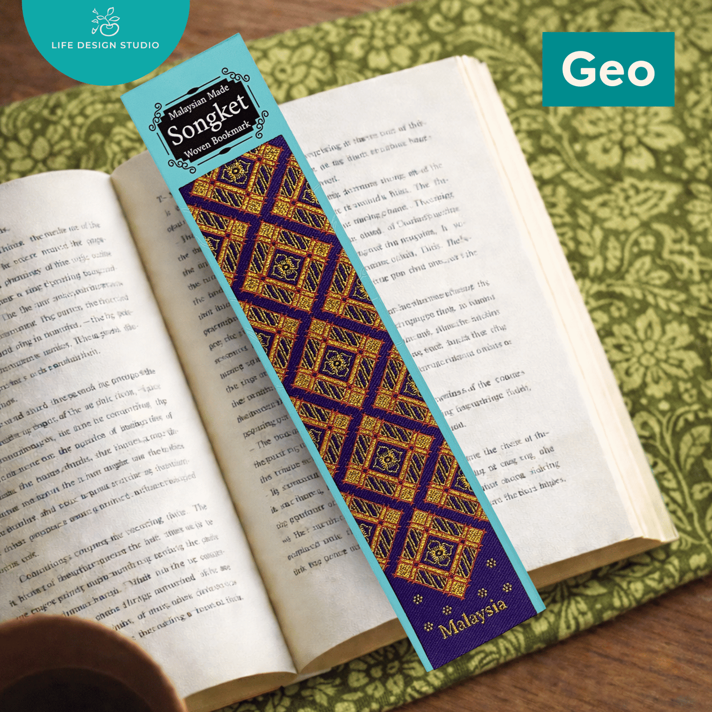 Woven Batik and Songket Bookmark