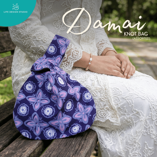 Damai Batik Knot bag