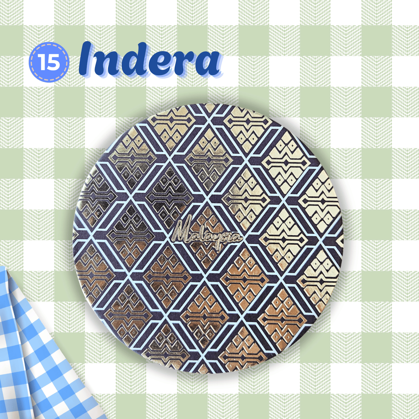 Batik Coaster Bunga Edition (Single Piece)