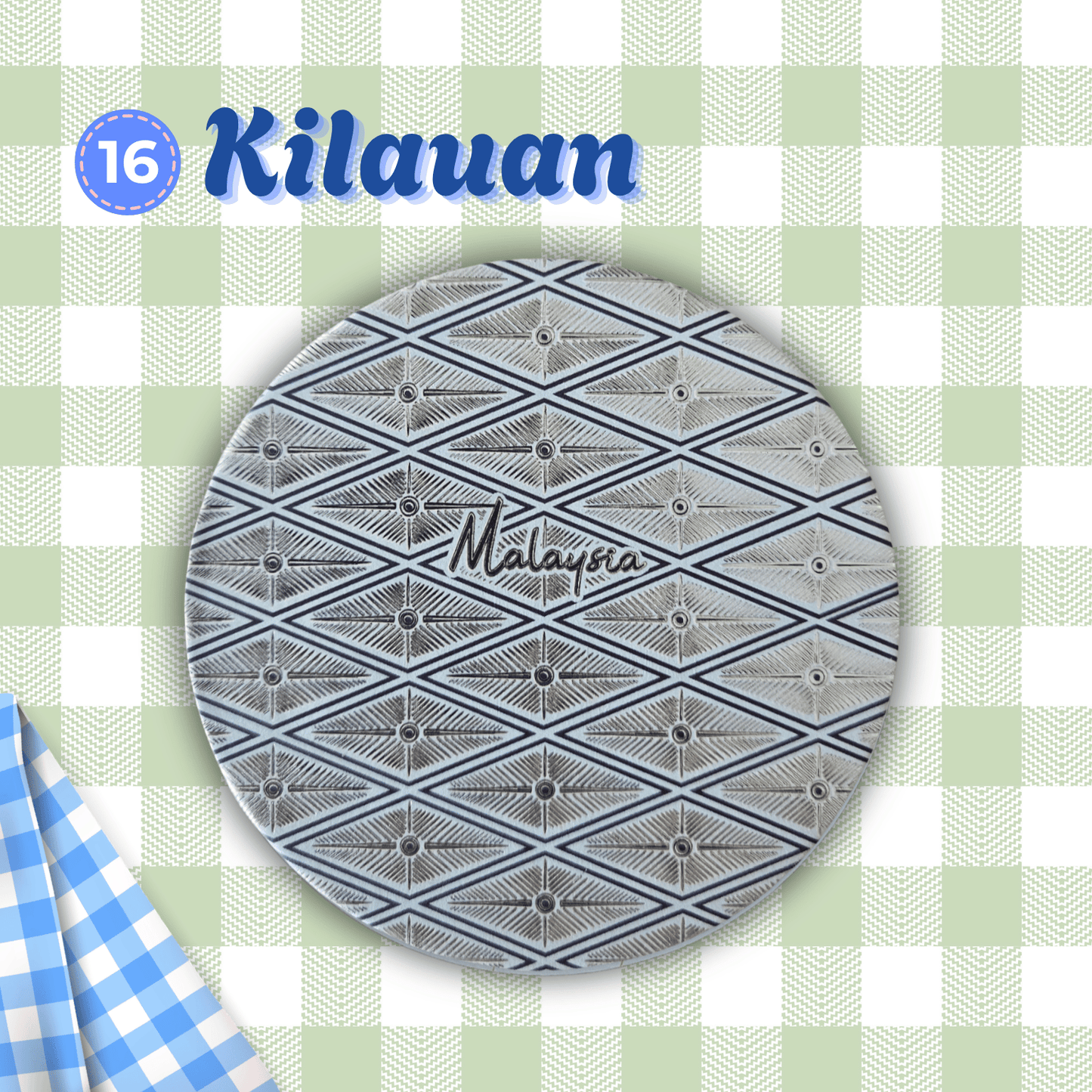 Batik Coaster Bunga Edition (Single Piece)
