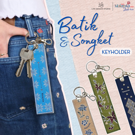 Batik & Songket Woven Key Holder