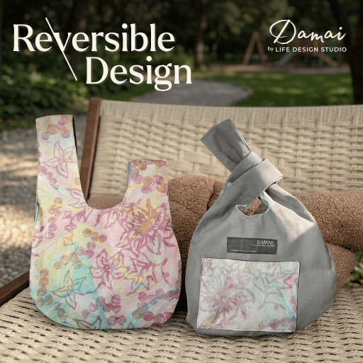 Damai Batik Knot bag