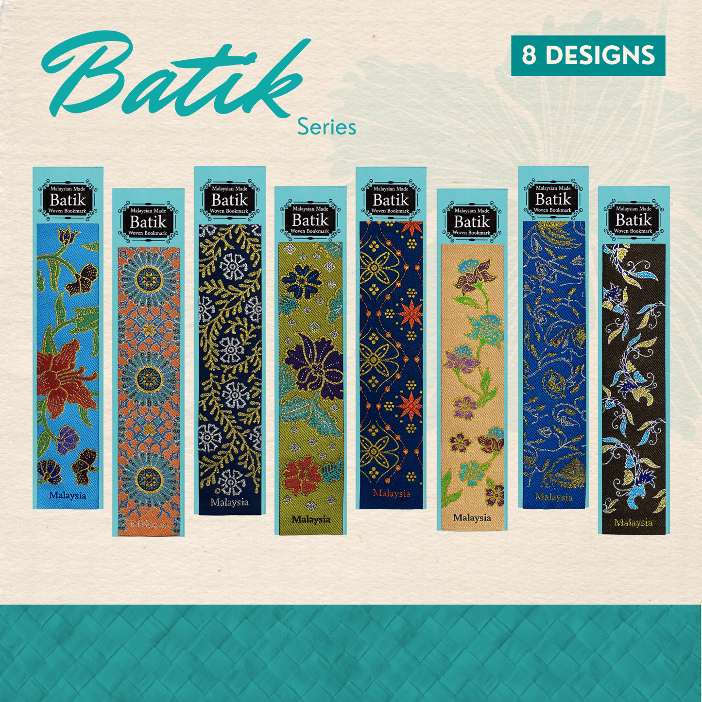 Woven Batik and Songket Bookmark