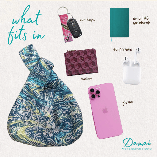 Damai Batik Knot bag