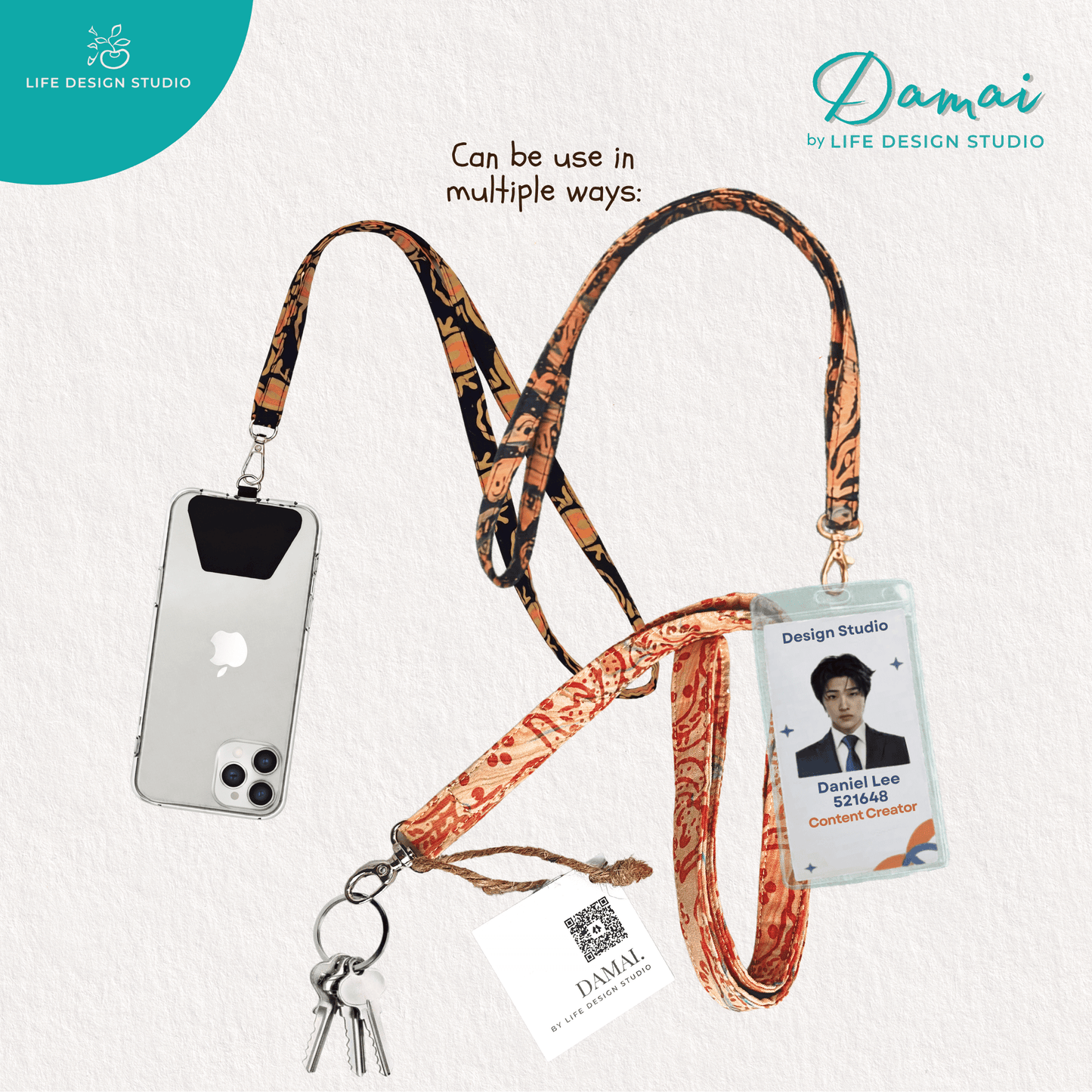 Damai Batik Lanyard         .