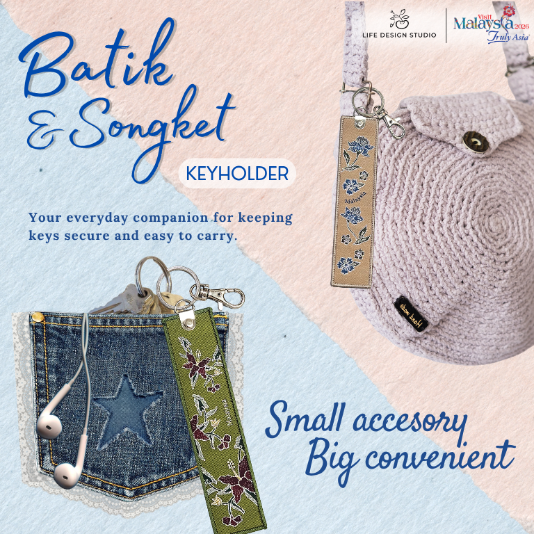 Batik & Songket Woven Key Holder