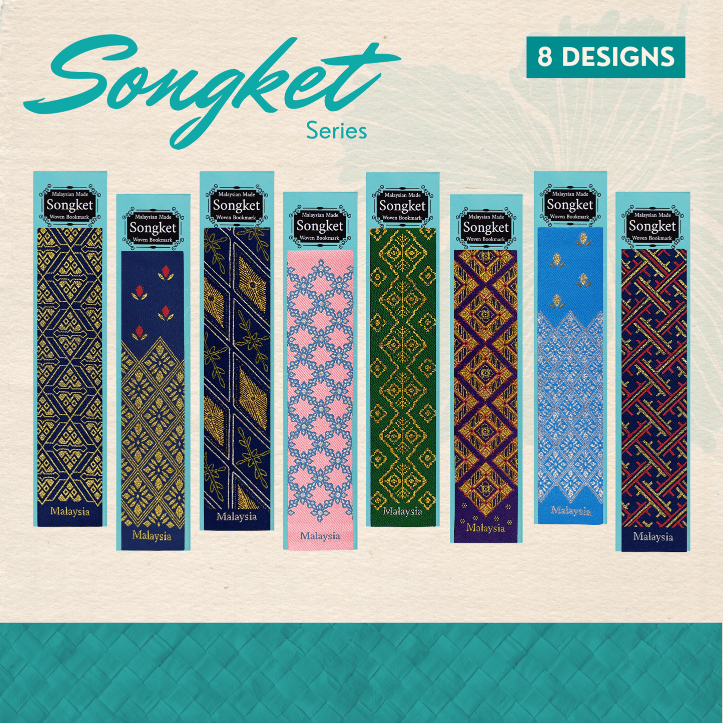 Woven Batik and Songket Bookmark