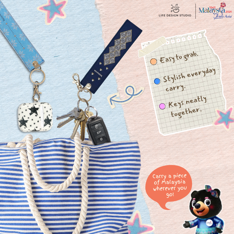 Batik & Songket Woven Key Holder
