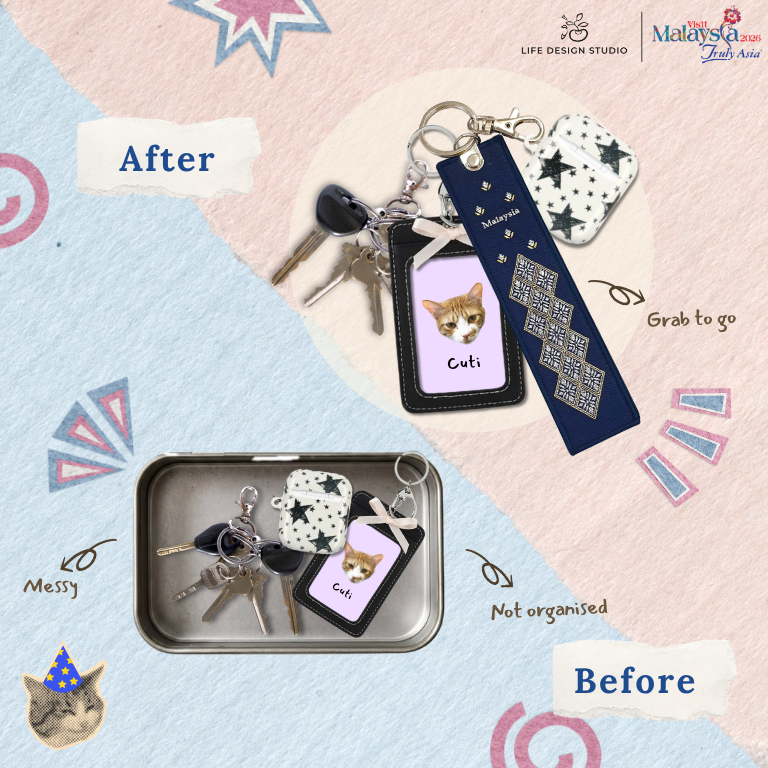 Batik & Songket Woven Key Holder