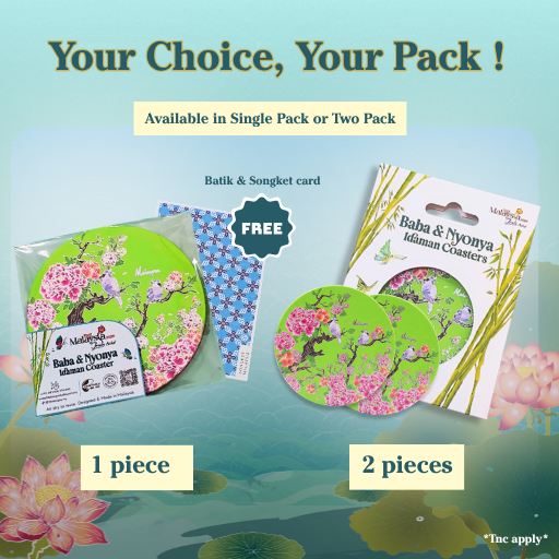 (Single Piece) Baba & Nyonya Coasters