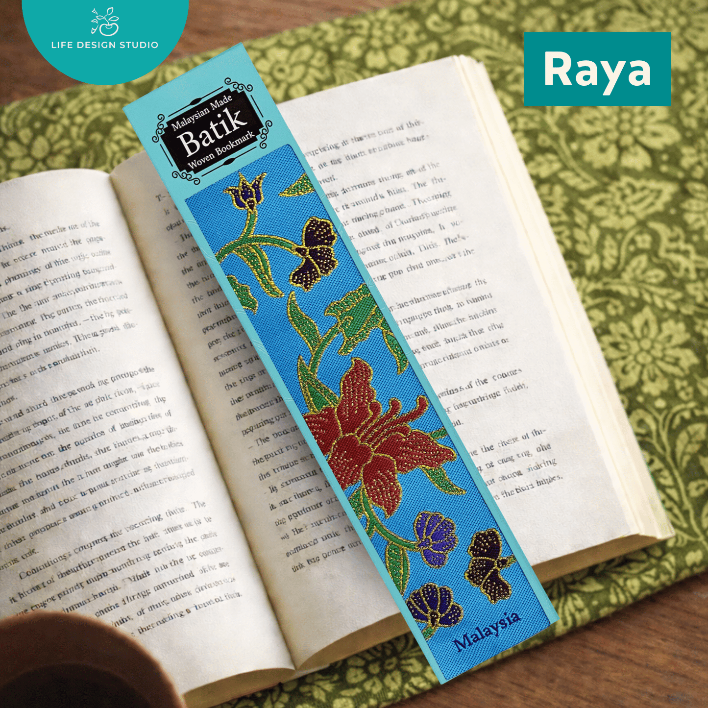 Woven Batik and Songket Bookmark