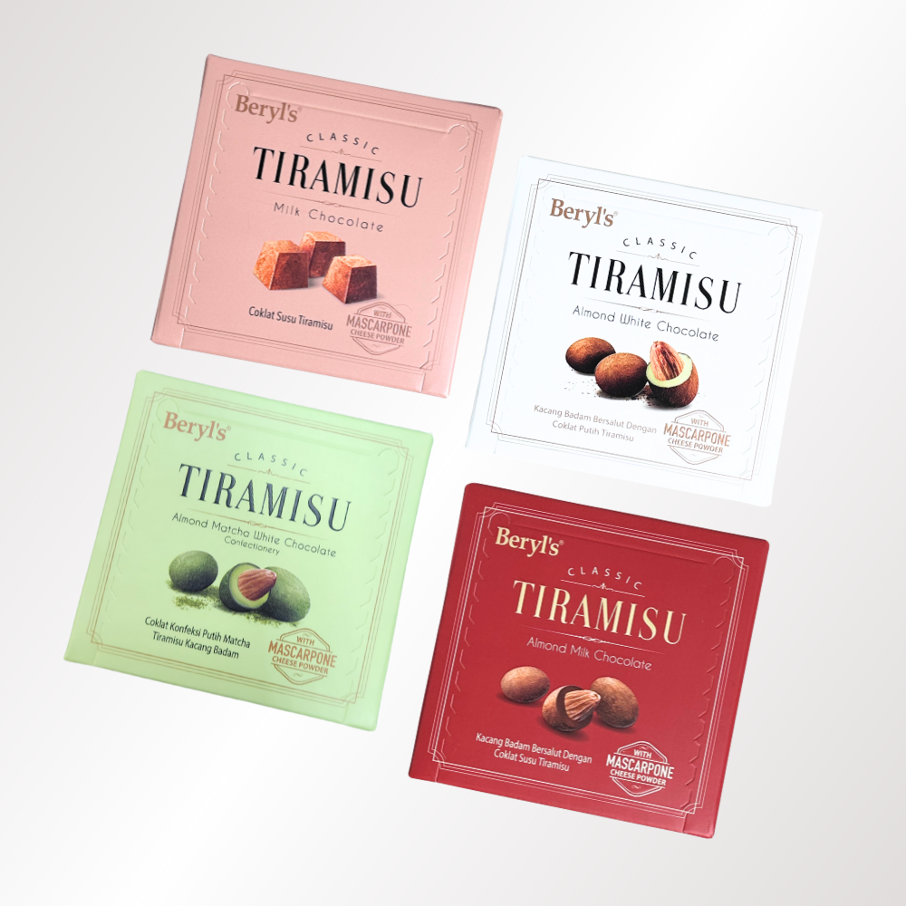 BERYL'S TIRAMISU CHOCOLATE (65g) (Halal Malaysian Corporate/ Door gift/ Wedding favours/best Malaysia souvenir)