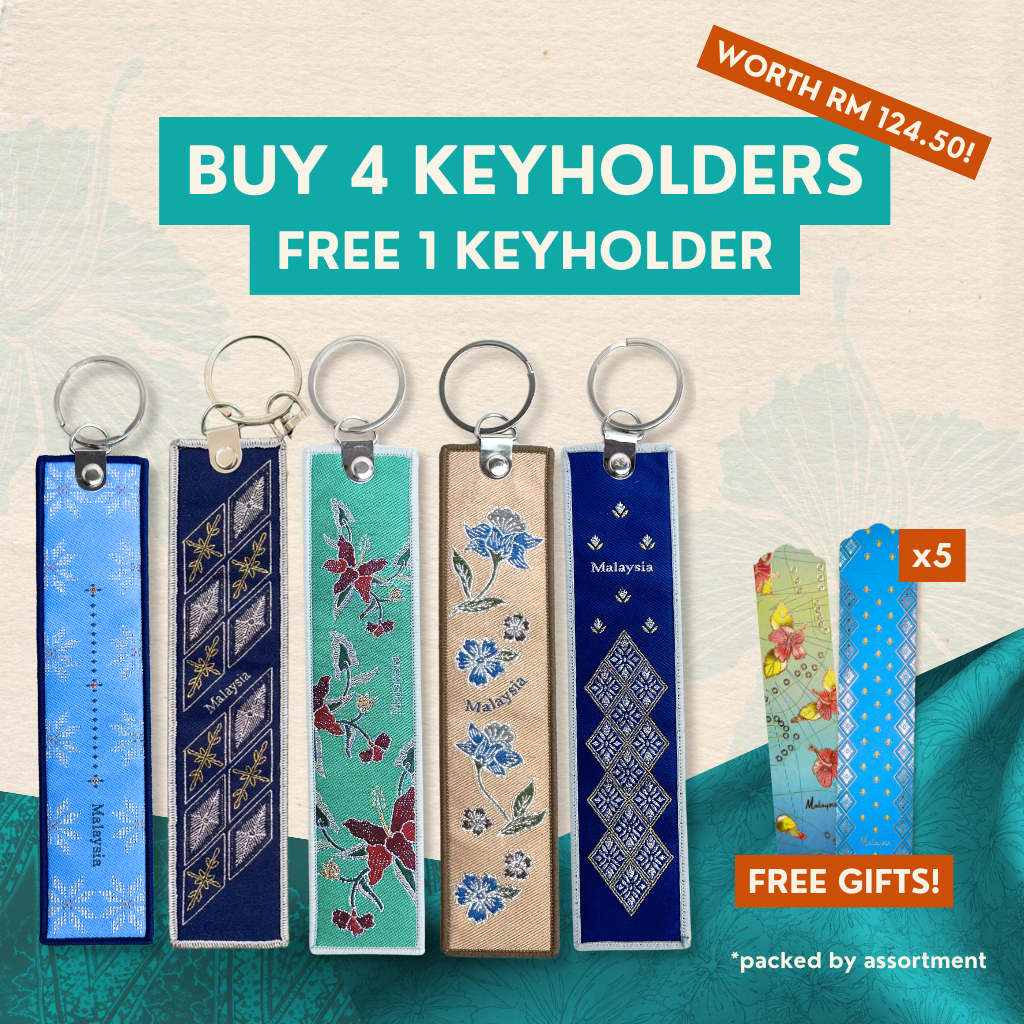 Batik & Songket Woven Key Holder