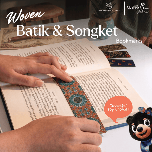 Woven Batik and Songket Bookmark
