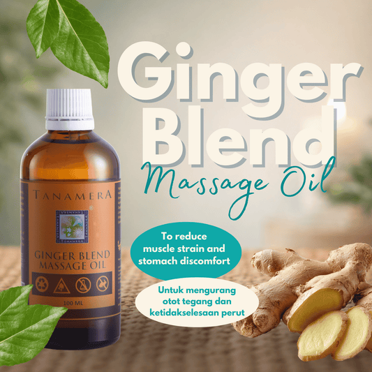 Tanamera Ginger Blend Massage Oil (100ml)