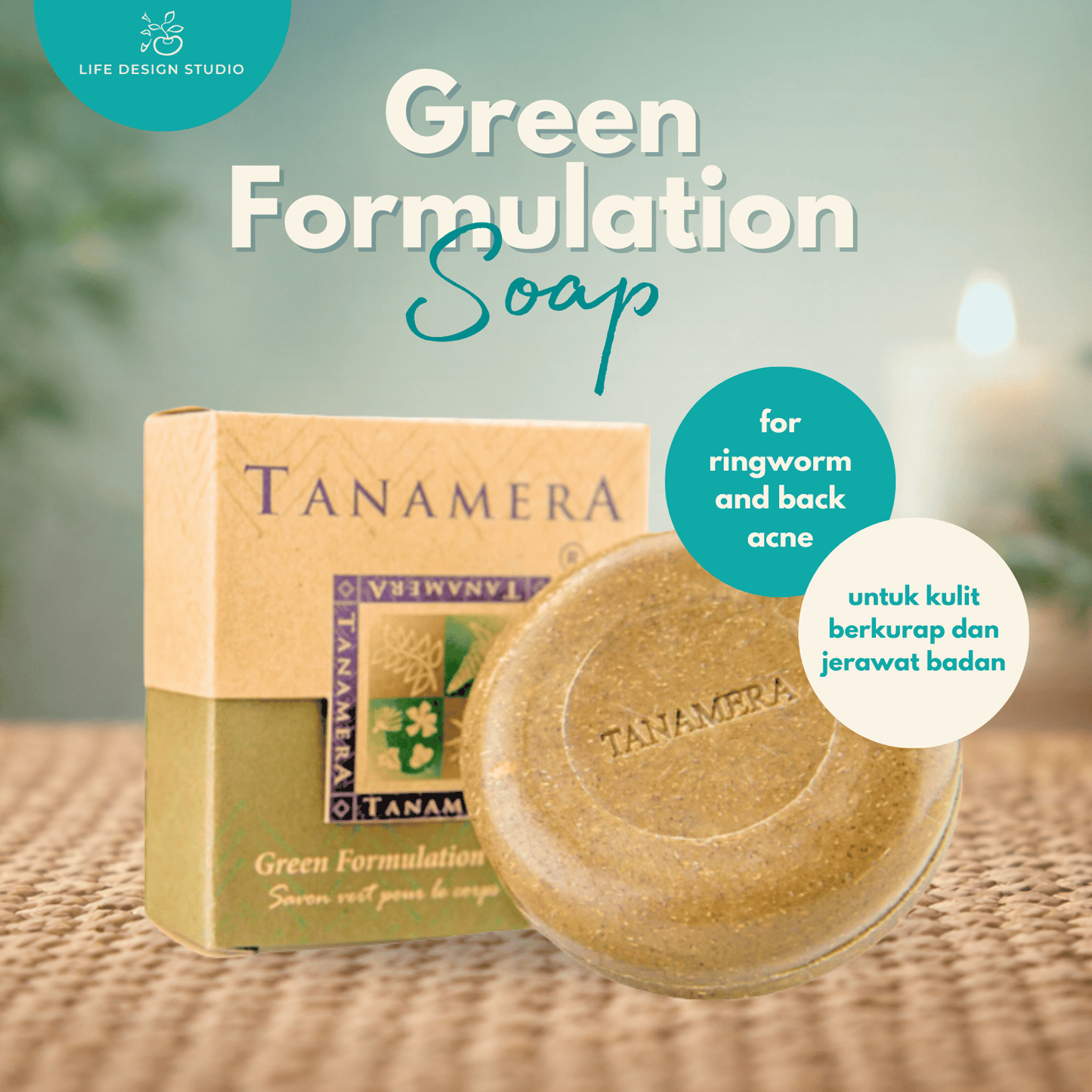Tanamera Green Formulation Body Soap (100 gm)