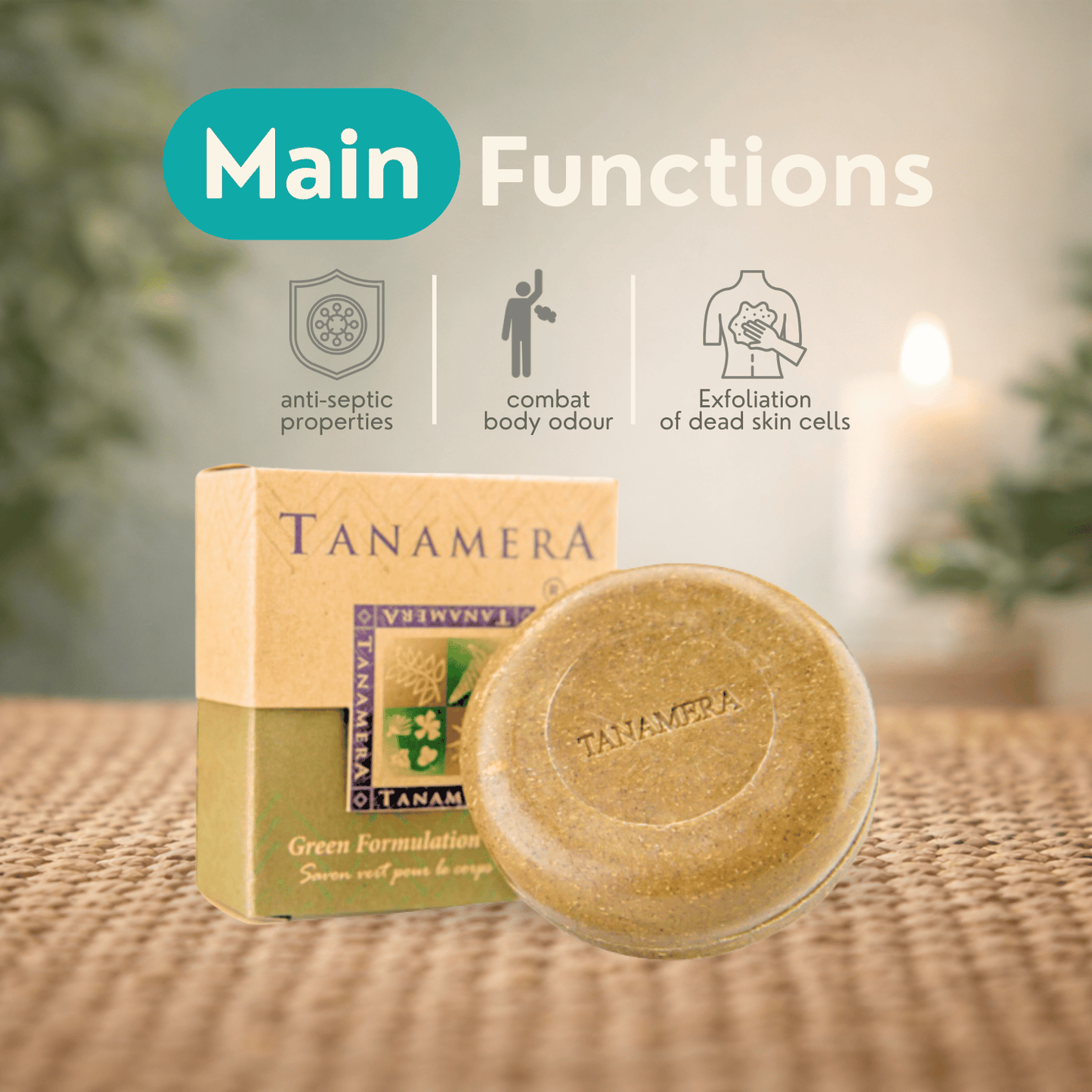 Tanamera Green Formulation Body Soap (100 gm)