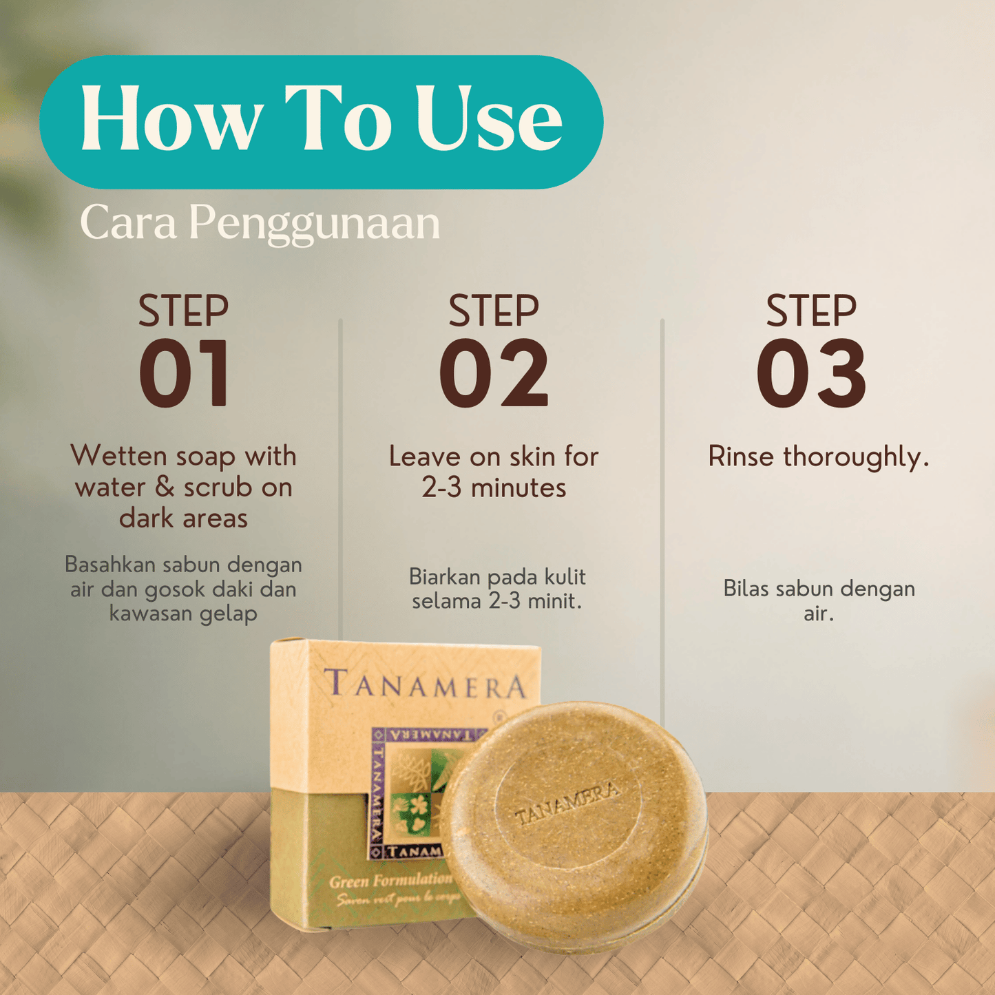 Tanamera Green Formulation Body Soap (100 gm)