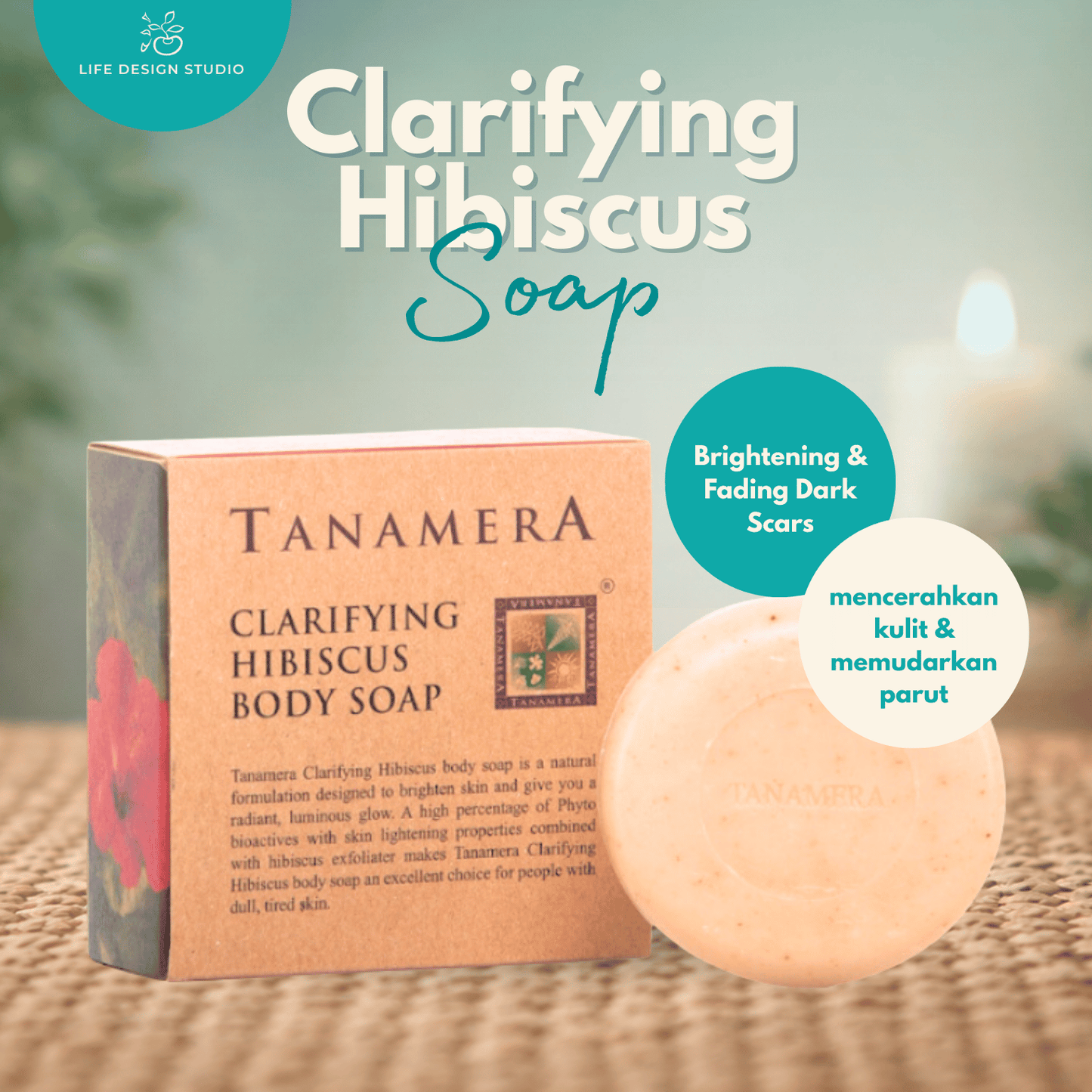 Tanamera Clarifying Hibiscus Body Soap (100 gm)