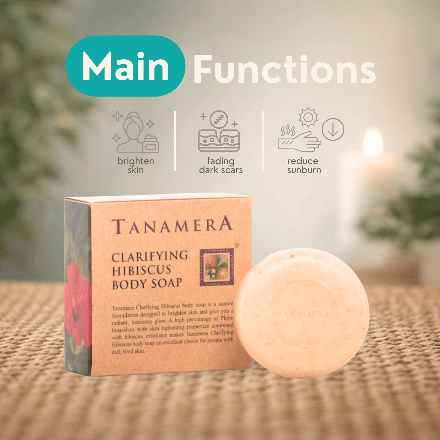 Tanamera Clarifying Hibiscus Body Soap (100 gm)