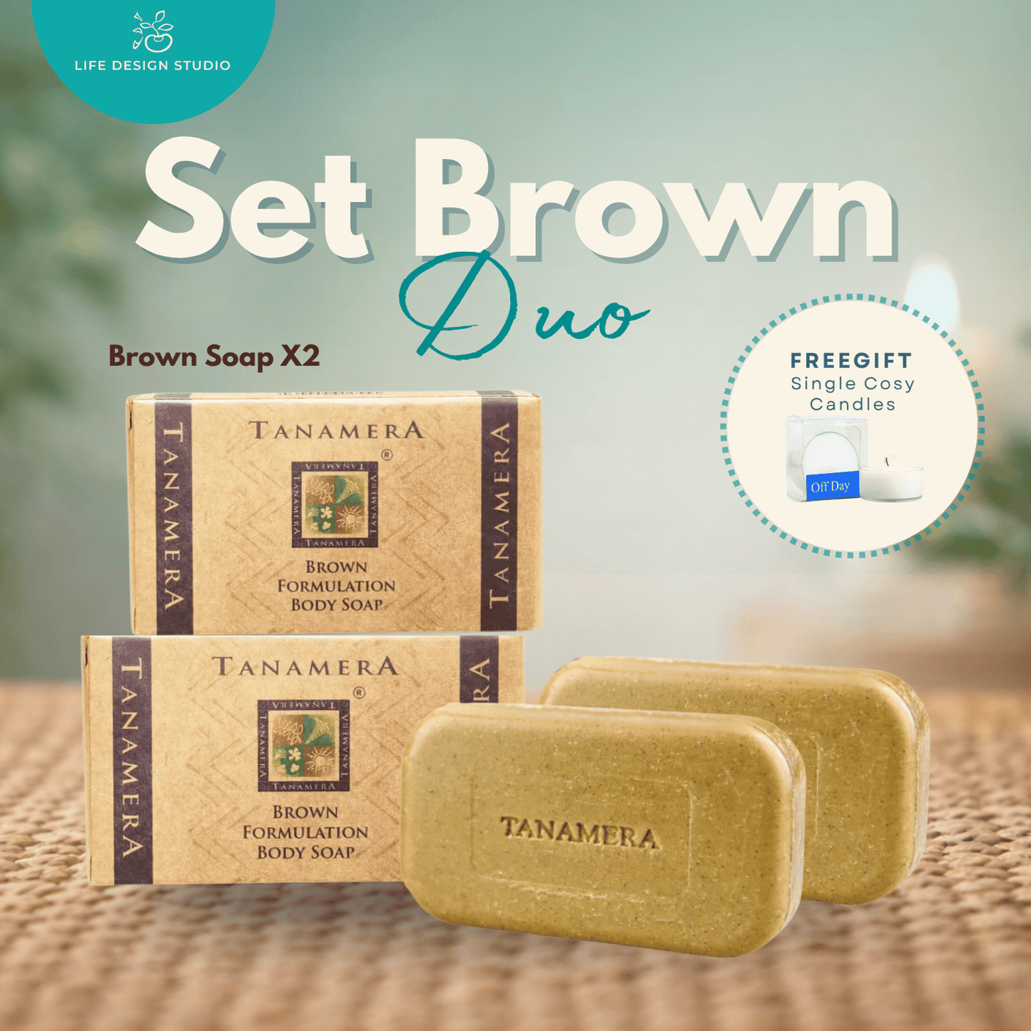 Tanamera Brown Duo Formulation Body Soap